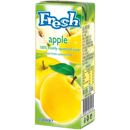 Fresh Light Apple Juice 100% 250 ml, 1000000000023209