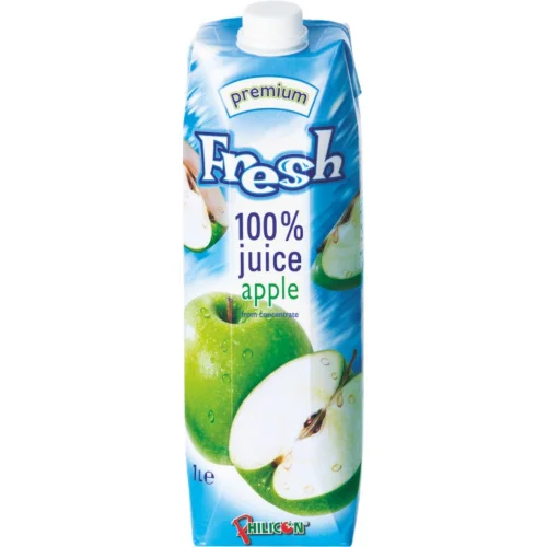 Fresh Premium apple juice 100% 1 liter, 1000000000023214