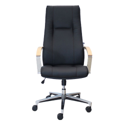 Стол King steel еко кожа черен