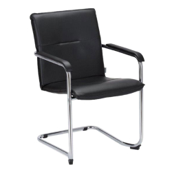 Стол Rumba-S еко кожа черен