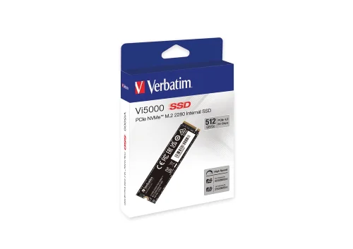Verbatim Vi5000 Internal PCIe NVMe M.2 SSD 512GB, 2000023942318255 04 