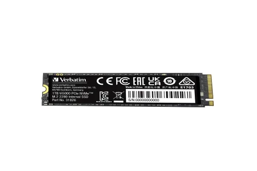 Твърд диск Verbatim Vi5000 Internal PCIe NVMe M.2 SSD 1TB, 2000023942318262 03 
