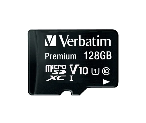 Памет  Verbatim micro SDXC 128GB Class 10 с адаптер, 2000023942440857 02 