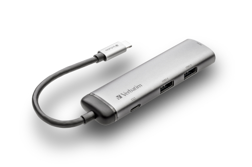 USB хъб Verbatim USB-C Multiport Hub USB 3.1 Gen1/USB 3.0/HDMI, 2000023942491408 02 