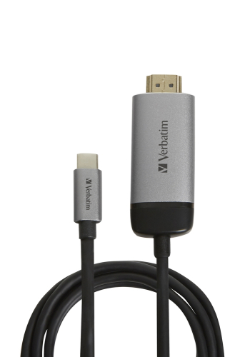 Verbatim USB-C to HDMI Adapter - USB 3.1 Gen 1/HDMI 1.5m Cable, 2000023942491446 02  — OK Office Verbatim USB-C to HDMI Adapter - USB 3.1 Gen 1/HDMI 1.5m Cable, 2000023942491446 02
