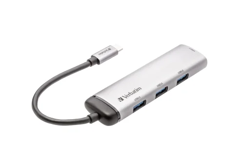 Verbatim USB-C Multiport Hub 4-Port USB 3.2 Gen 1 Type A, 2000023942491477