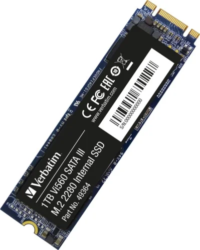 Твърд диск Verbatim Vi560 S3 M.2 SSD 1TB, 2000023942493648