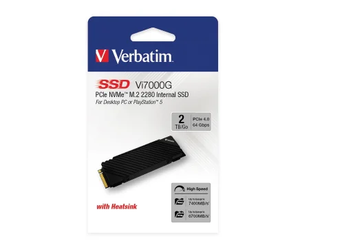 Твърд диск Verbatim Vi7000G Internal PCIe NVMe M.2 SSD 2TB, 2000023942493686 04 