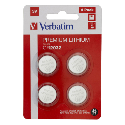 Lithium battery Verbatim CR2032 4 броя