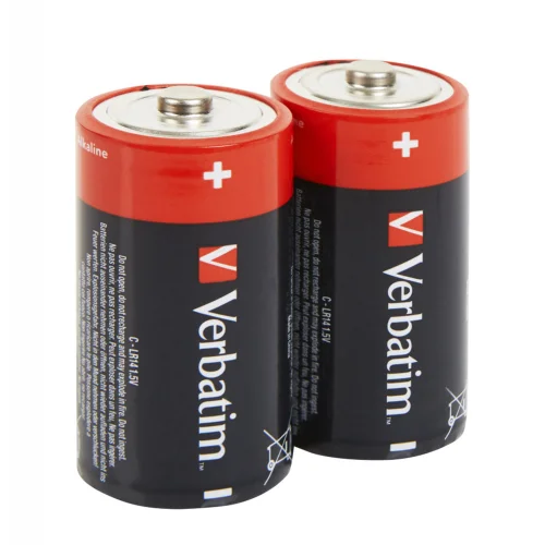 Alk. battery Verbatim LR14/C 1.5V pc2, 1000000000045718 02 