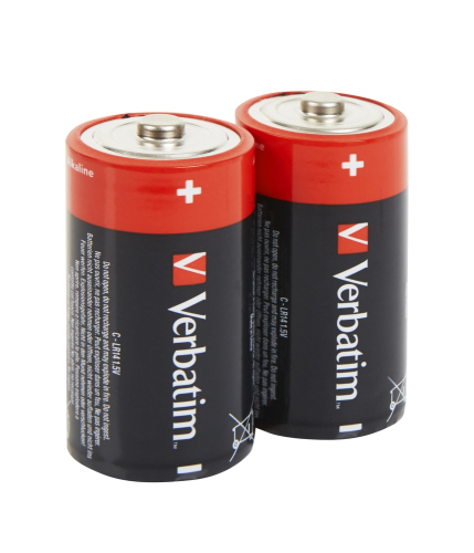 Alk. battery Verbatim LR14/C 1.5V pc2, 1000000000045718 05 