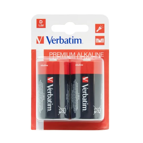Алкална батерия Verbatim 1.5V LR20/D оп2, 1000000000045137 02 