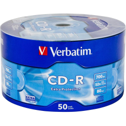 CD-R Verbatim 52X 700MB EP pack of 50