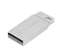 Памет USB 64GB Verbatim Metal Executive 2.0 сребърен