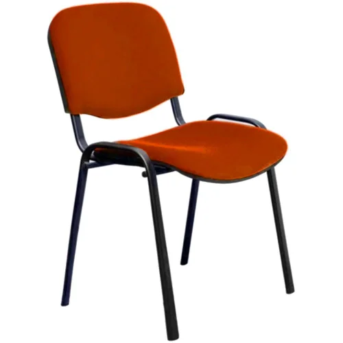 Chair Iso Black eco leather orange, 1000000000024285