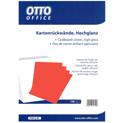 Корица за подв. гръб хром A4 чрв оп. 100