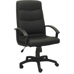 Chair Factor genuine leather black