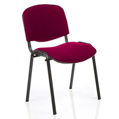Chair Iso Black fabric red, 1000000000025320
