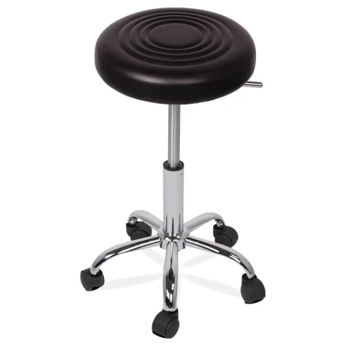 Chair 3075 with wheels black, 1000000000025605