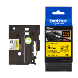 Лента лам. Brother TZEFX621 BK/Y 9/8 орг