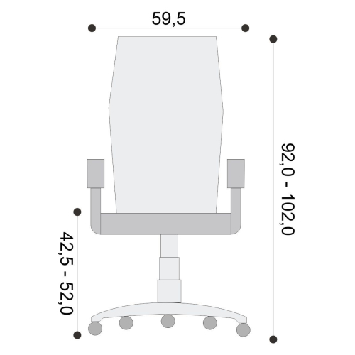 Chair Mexicano LB mesh black, 1000000000026184 06 