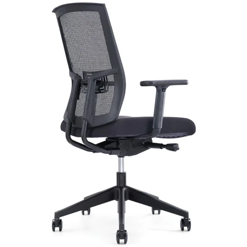 Chair Sydney Lux with armrest mesh black, 1000000000026198 04 