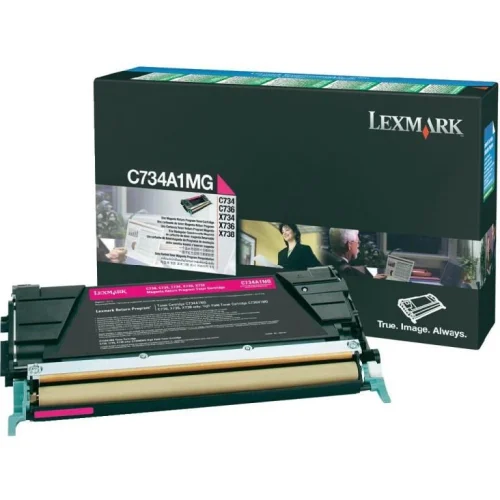Toner Lexmark C734A1MG Magenta 6k, 1000000000002647