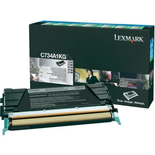 Toner Lexmark C734A1KG Black 8k, 1000000000002652