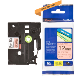 Лента лам. Brother TZEB31 BK/O 12/5 орг