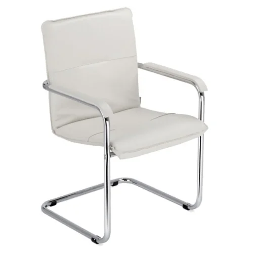 Chair Rumba eco leather white, 1000000000027922