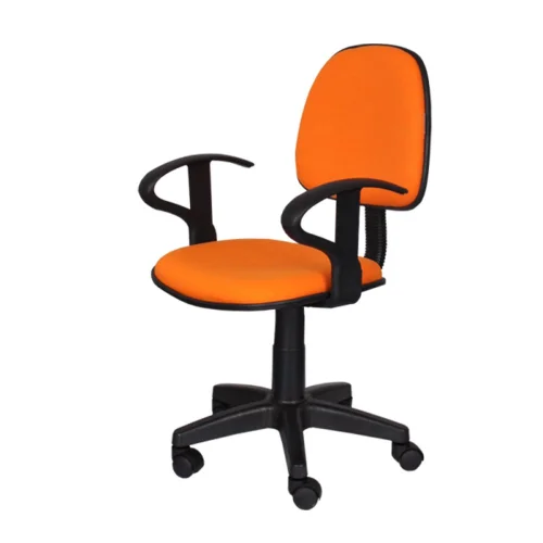 Chair Task Eco with arm fabric orange, 1000000000028173 02 