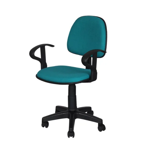 Chair Task Eco with arm fabric aqua, 1000000000028175 03 
