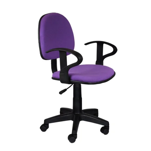 Chair Task Eco with arm fabric purple, 1000000000028176