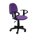 Chair Task Eco with arm fabric purple, 1000000000028176 05 