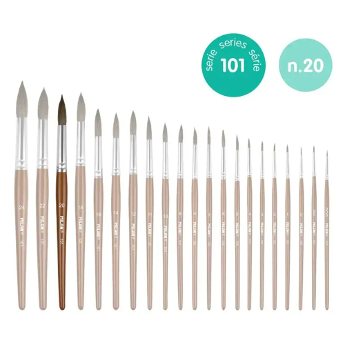 Четка за рисуване Milan 101 №20 кръгла, 1000000000020653 02 