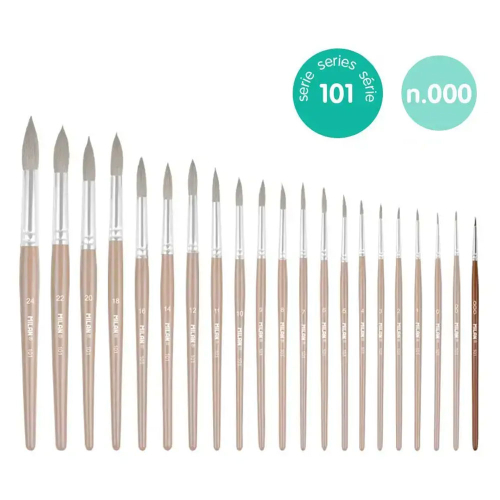 Четка за рисуване Milan 101 №000 кръгла, 1000000010002602 02 