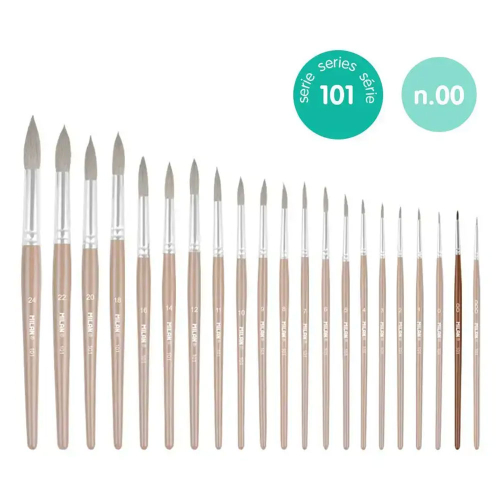 Четка за рисуване Milan 101 №00 кръгла, 1000000010001880 02 