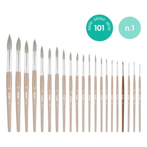 Четка за рисуване Milan 101 №1 кръгла, 1000000000011223 02 