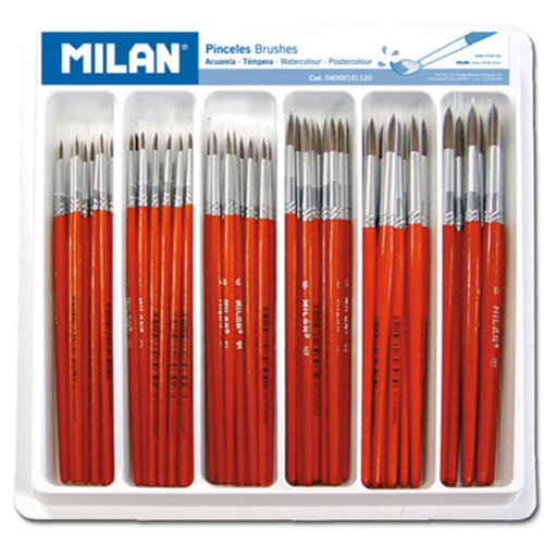 Четка за рисуване Milan 101 №2 кръгла, 1000000000001919 02 