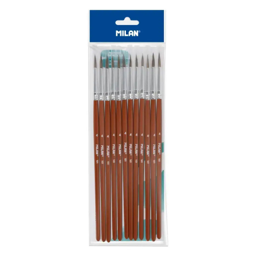 Четка за рисуване Milan 101 №4 кръгла, 1000000000013185 05 