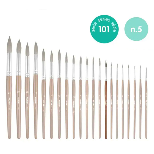 Четка за рисуване Milan 101 №5 кръгла, 1000000000001918 02 