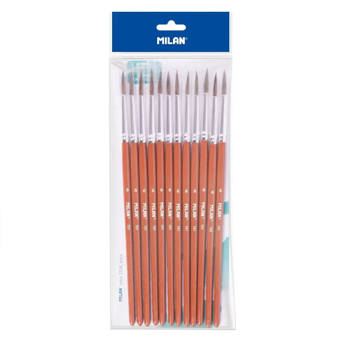 Четка за рисуване Milan 101 №6 кръгла, 1000000000011919 05 