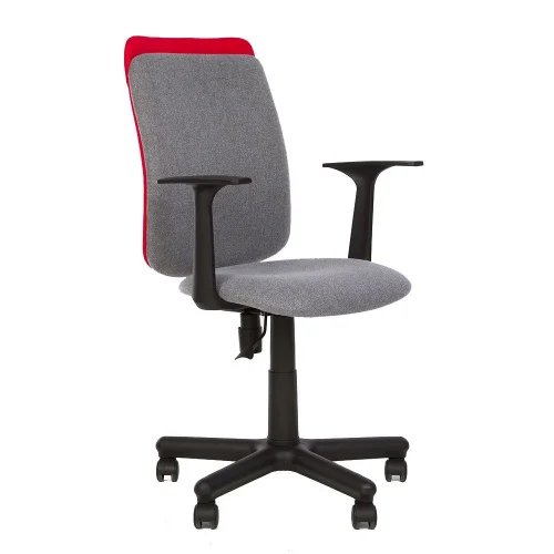 Chair Victory fabric grey/red, 1000000000028899