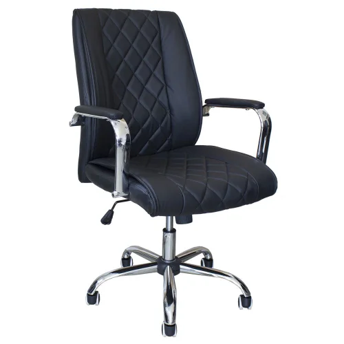 Chair Makao LB eco leather black, 1000000000030315