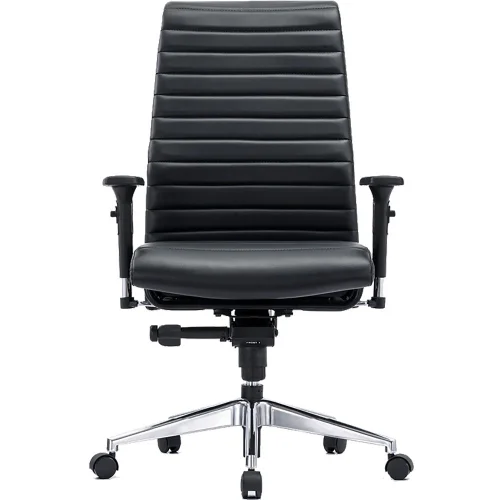 Chair Hugo LB eco leather black, 1000000000030713 02 