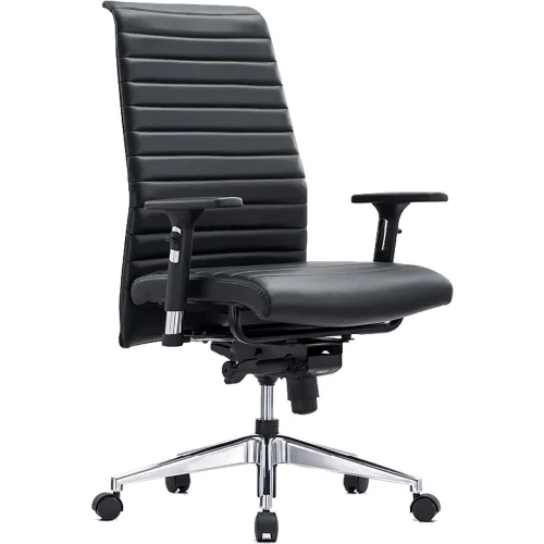 Chair Hugo LB eco leather black, 1000000000030713