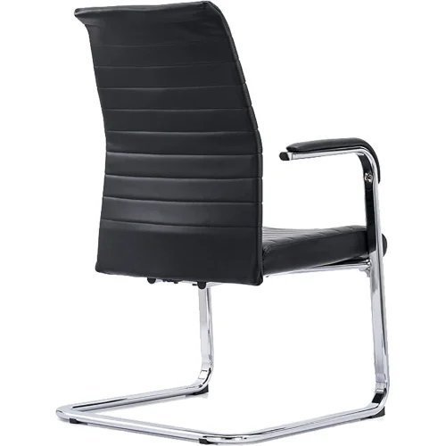 Chair Hugo eco leather black, 1000000000030714 04 