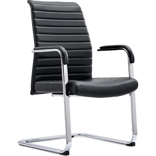 Chair Hugo eco leather black, 1000000000030714