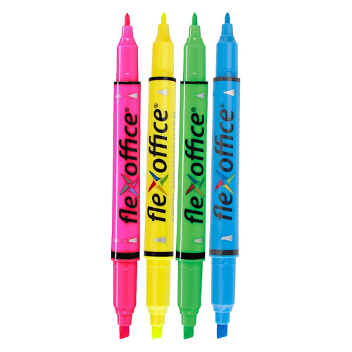 Текст маркер FO-HL01 Pen Объл/Скос. 4 Цв, 1000000000030879 02 