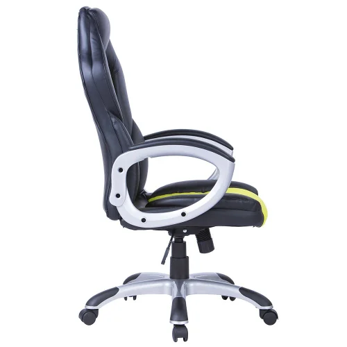 Gaming chair Viking leather black/green, 1000000000031184 04 